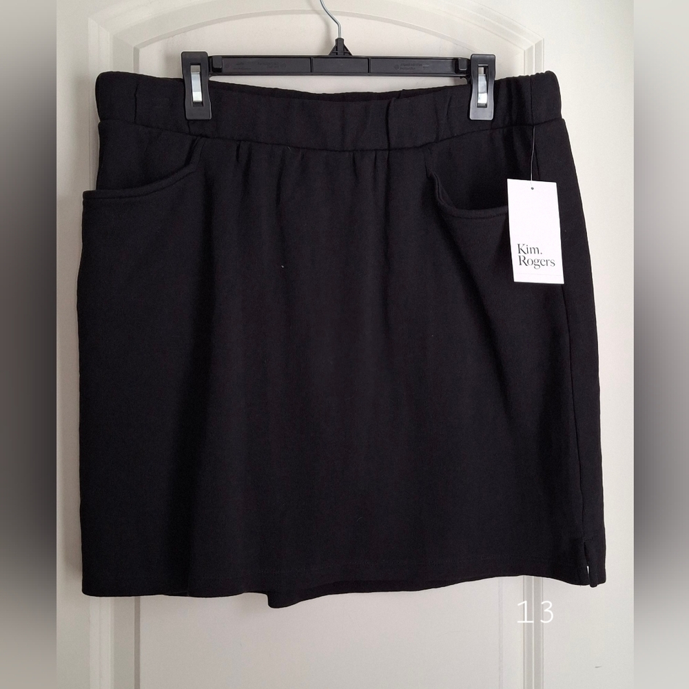 Nwt Kim rogers womens knit short sz L sporty walk summer tennis casual whymsygot